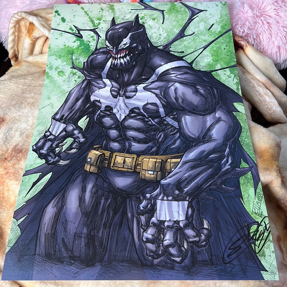 Venomized Batman art print